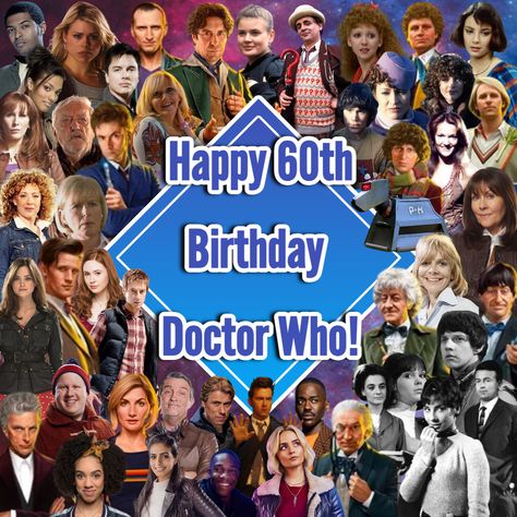 60 Years of Doctor Who! Happy 60th Birthday, 60th Anniversary, 60th Birthday, Doctor Who, Quick Saves