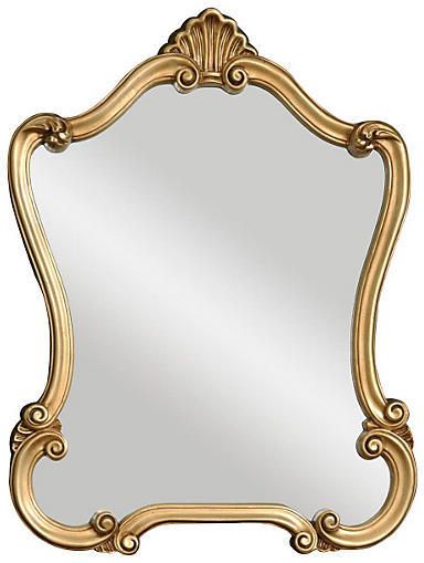 One Kings Lane Warsaw Wall Mirror - Gold Anthropologie Mirror, Mirror Gallery, Mirror Gallery Wall, Hall Mirrors, Gold Framed Mirror, Gold Frame Wall, Gold Mirror Wall, American Signature Furniture, Value City Furniture