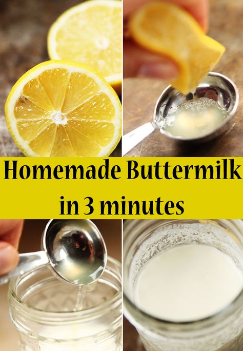 How many times have you had to buy a quart of buttermilk when you really only needed 1 cup for your recipe? It's quick, easy and cheap to make your own buttermilk, and you can make exactly the amount you need! Diy Buttermilk, Buttermilk Uses, Make Buttermilk, Make Your Own Buttermilk, How To Make Buttermilk, Buttermilk Recipes, Homemade Buttermilk, Butter Milk, Frugal Meals