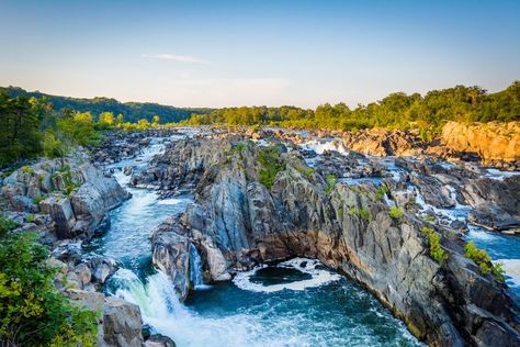 15 Amazing Waterfalls in Virginia - The Crazy Tourist Great Falls Virginia, Great Falls, Virginia