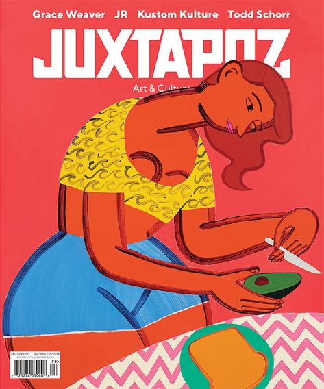 Juxtapoz Magazine - Juxtapoz Fall 2018 Issue: Grace Weaver, Todd Schorr, Ruth Asawa and More Tadanori Yokoo, Magazine Illustration, Juxtapoz Magazine, Gig Posters, Festival Posters, Street Artists, Fall 2018, Magazine Art, Outdoor Kids