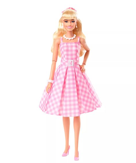 Barbie E Ken, Barbie Land, Barbie Y Ken, Barbie The Movie, Pink Gingham Dress, Dress Barbie Doll, Barbie Collector Dolls, Barbie Movie, Daisy Necklace