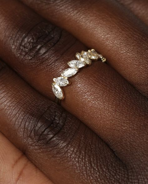 Unconventional Engagement Rings, Pear Diamond Ring, Pear Diamond Rings, Wedding Band Styles, Diamond Signet Ring, Marquise Diamond Ring, Solid Gold Band, Diamond Guide, White Gold Diamond Rings