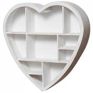 Heart Display, Cute Furniture, Display Wall, White Shelves, Large Shelves, Cute Bedroom Decor, Drawer Shelves, Small Shelves, Vertical Storage