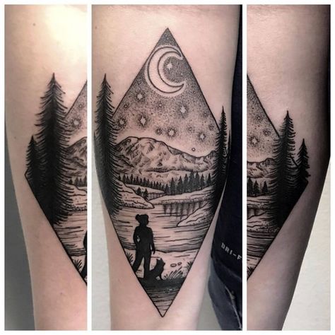 10 Best Hiker Tattoo Ideas That Will Blow Your Mind! | Outsons | Men's Fashion Tips And Style Guides Hiking Tattoos For Women Sleeve, Backpacking Tattoo, Hiking Tattoos For Women, Hiker Tattoo, Outdoor Tattoo, Amor Tattoo, Camping Tattoo, Hiker Girl, Globe Tattoos