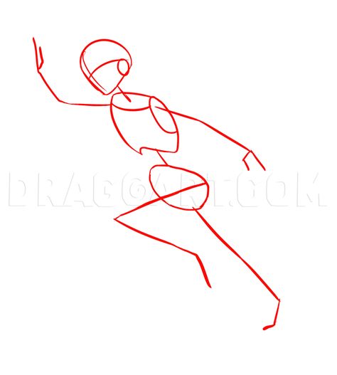 How To Draw A Running Person, Step by Step, Drawing Guide, by PuzzlePieces | dragoart.com How To Draw Running Person, Running Person Sketch, Person Running Drawing Reference, Running Person Drawing, Person Running Reference, Person Running Drawing, Someone Running, Person Sketch, Running Drawing