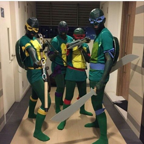 Yeonjun Sassy, Ninja Turtles Cosplay, Ninja Turtle Halloween Costume, Tmnt Costume, Shadow Wizard, Turtle Costume, Ninja Turtle Costume, Money Gang, Ninja Turtles Birthday Party