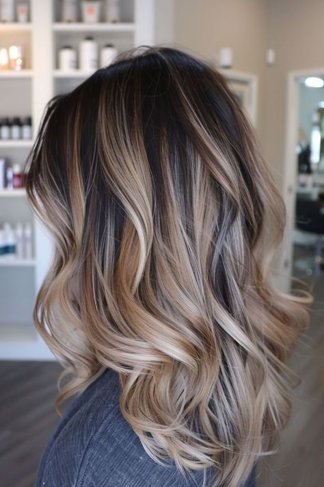 hair hairstyles,hair styles for long hair,hair cut,hair beauty,hair styles for medium hair,hair and skin and nails,hair hairstyling,hair length,hair straightener,hair drawing,hair cuts,hair colors #HairstyleTrends #HairTransformation #CurlyHairRoutine #BraidedHairstyles #HairColorInspiration #HairCareTips #ShortHairStyles #BalayageHair #WeddingHairstyles #HairAccessories #NaturalHair #HealthyHair #LongHairDontCare #MensHair #HairGoals #EasyHairstyles #HairGrowth #UpdoHairstyles #BlondeHair #HairProducts Brunette Balayage Hair Blonde Dark Roots Long, Fall Brunette Hair With Highlights, Balayage Highlights Straight Hair, Hair Colors With Blue Eyes, Blonde Balayage Low Maintenance, Hair Color For Medium Length Hair, Brunette Hair With Blonde Highlights Bob, Long Hair Bob Styles, Fall Hair Colors Blonde