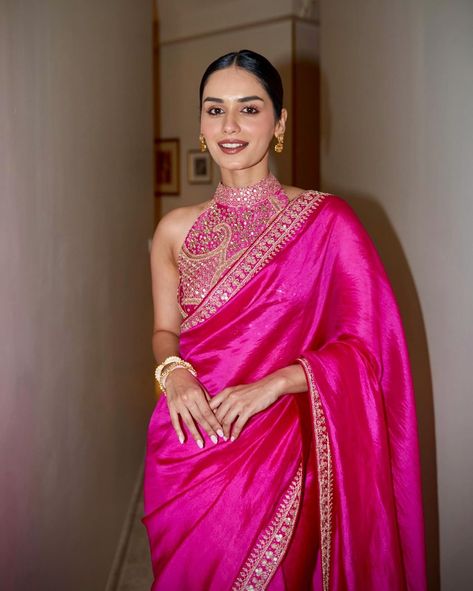 भारतीय दुल्हन संबंधी, Manushi Chillar, Manushi Chhillar, Best Indian Wedding Dresses, डिजाइनर कपड़े, Simple Saree Designs, Fashionable Saree Blouse Designs, Fancy Sarees Party Wear, Modern Saree