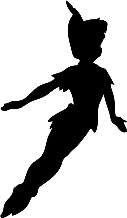 Petar Pan, Peter Pan Flying, Peter Pan Shadow, Silhouettes Disney, Peter Pan Silhouette, Peter Pan Tattoo, Peter Pan Party, Black And White Silhouette, Dream Classroom