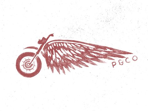 Winged motorcycle design I made for P&Co.  Interested in working together? Email me at: info@grantbeaudry.com Women Motorcycle Tattoo, Harley Davidson Wings Tattoo, Father Daughter Tattoos Motorcycle, Motorcycle Aesthetic Drawing, Motorcycle Angel Wings Tattoo, Motorcycle With Wings Tattoo, Motorcycle Flash Art, Harley Wings Tattoo, Motorcycle Tattoo Harley Davidson