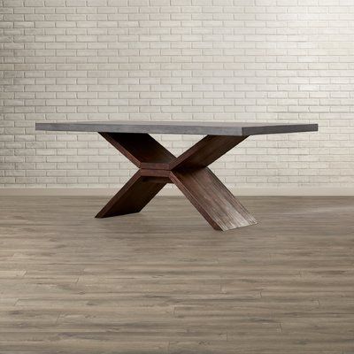 Kitchen Furniture Design Modern, Table Beton, Wood Table Design, Concrete Dining Table, Contemporary Dining Table, Trestle Dining Tables, Dining Table Legs, Dining Table Design, Modern Dining Table