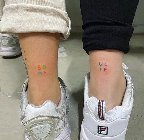 Pair Tattoos, Couple Tat, Matching Bff Tattoos, Maching Tattoos, Twin Tattoos, Matching Friend Tattoos, Matching Tats, Matching Best Friend Tattoos, Bestie Tattoo