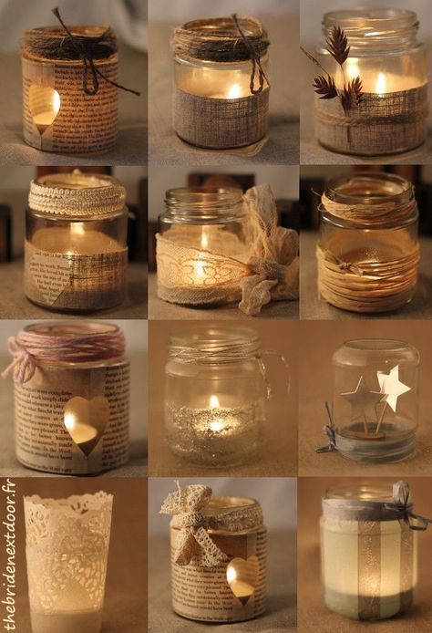 15 Majestic DIY Christmas Candles for Amazing Holiday Christmas Candles Diy, Mason Jar Candle Holders, Diy Jul, Jar Candle Holder, Christmas Crafts For Adults, Diy Candle Holders, Christmas Mason Jars, Jar Diy, Mason Jar Candles