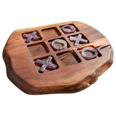 Afora Tic Tac Toe in Amethyst and Wood by Anna Rabinowitz For Sale at 1stDibs Deco Surf, Small Woodworking Projects, Free Woodworking Plans, Diy Holz, Cool Woodworking Projects, Popular Woodworking, Wood Creations, Small Wood Projects, Teds Woodworking