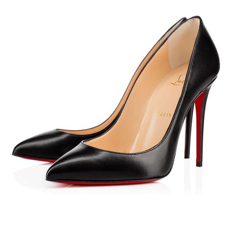 Christian Louboutin | Black Pigalle Follies 100 Nappa Shiny Leather Clas Red Bottom Heels Christian Louboutin, Christian Louboutin Pigalle Follies, Red Bottom Heels, Pigalle Follies, Louboutin Pigalle, Christian Louboutin Pigalle, Black Leather Pumps, Pumps Heels Stilettos, Stiletto Pumps