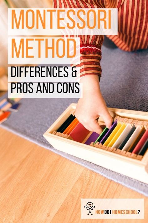 Montessori Method: Differences, Pros and Cons of a Montessori Education. The Montessori theory can be a little intimidating at first glance but, in this article, we break it down for you. Learn about if Montessori is the right homeschooling #method for you. #howdoihomeschool #montessori #montessorimethod What Is Montessori Method, Montessori High School, Montessori Theory, Educational Activities For Preschoolers, Montessori Parenting, Montessori Activity, High School Counseling, Types Of Education, Montessori Method