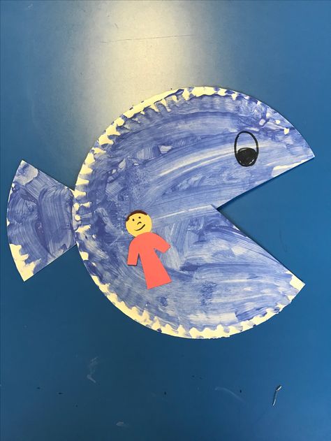 Psalm 119:1-- 'Blessed are the undefiled in the way, who walk in the Torah of YHVH.' (Aleph, Psalm 119:1-8, Jonah) Easy Jonah And The Whale Craft, Day Six Of Creation Craft, Preschool Jonah And The Whale Craft, Bible Crafts For Preschoolers, Yom Kippur Crafts Preschool, Jonah Preschool Activities, Jonah Bible Craft, Jonah And The Whale Craft, Jesus Preschool Crafts