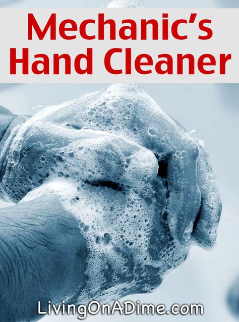 Homemade Mechanic's Tough Hand Cleaner Recipe Mechanic Hand Scrub, Hand Scrub Diy, Window Cleaner Homemade, Mechanics Hands, Homemade Cleaners Recipes, Natural Cleaner, Fels Naptha, Homemade Cleaning Supplies, Chemical Products