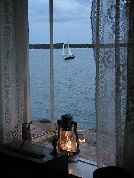 Beth's Favourite Things, on Facebook Garden Retreat, Victorian Garden, Cottage By The Sea, Window View, Foto Art, Through The Window, Foto Inspiration, Ponds, Coastal Living