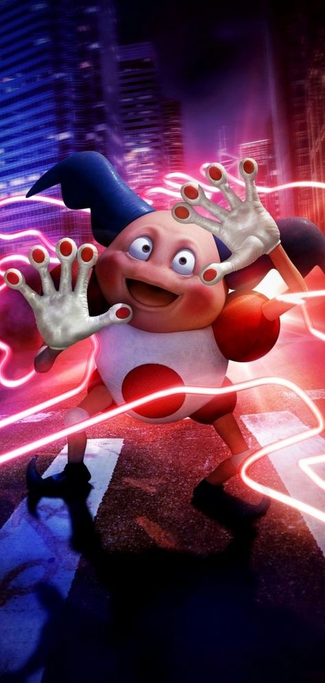 Mr. Mime Pokémon Detective Pikachu Pokemon Live Action, Mr Mime, Detective Pikachu, Pikachu Wallpaper, Pokemon Wallpaper, Movies And Series, Skylanders, Spirit Guides, Pokemon Art