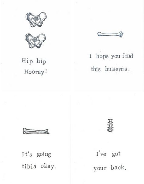 haha, cute! Craphound Magazine, Medical Puns Anatomy Humor, Nurse Puns Medical Humor, Radiography Humor, Nurse Puns, Biology Puns, Nursing Puns, Medische Humor, Doctor Puns