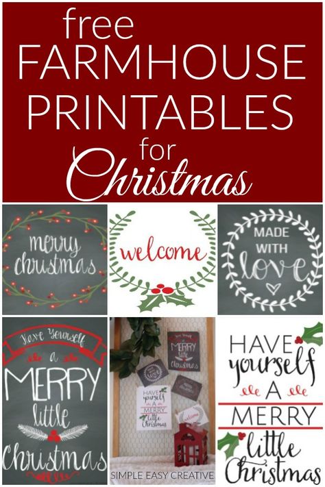 Free Printables Christmas Templates, Free Farmhouse Christmas Printables, 5x7 Christmas Printables Free, Free Christmas Stencils Printables, Kersfees Boodskap, Free Printable Christmas Signs, Farmhouse Printables, Christmas Stencils, Christmas Fonts