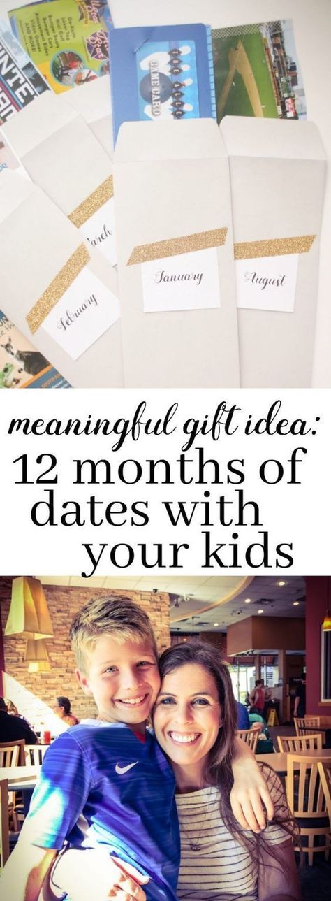 Meaningful / Experience Gift Idea :: 12 Months of Dates with Your Kids 12 Months Of Dates, Uppfostra Barn, Kid Dates, Creating Memories, Family Night, Gentle Parenting, Experience Gifts, Positive Parenting, Family Traditions