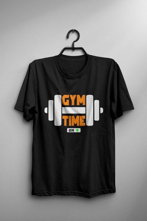 Gym Tshirt Design Ideas, Mens Gymwear, Gym T Shirt Design, Gym Tshirt Design, Gym Slogans, T Shirt Text Design, Gym Shirts Mens, Gym T Shirt, Gym Lover