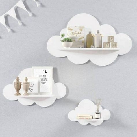 Cloud Nursery Theme, Cloud Shelves, Cloud Bedroom, Cloud Shelf, Kids Room Shelves, Handmade Shelf, Cloud Nursery Decor, Kids Room Accessories, Kids Shelves