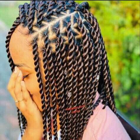 Senegalese Twist Hairstyles Medium, Senegalese Twist Braids Medium, Singalese Twist, Senglease Twist, Rope Hairstyles, Sengelese Twist, Medium Twist Braids, Rope Twist Braids, Best Braid Styles