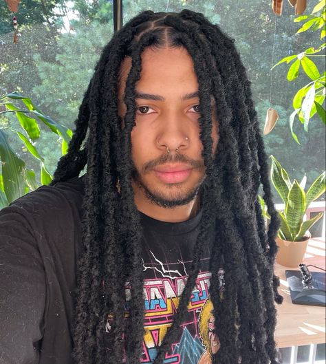 Faux Locs On Men, Male Faux Locs, Faux Locs Hairstyles For Men, Guys With Braided Hair, Mens Faux Locs, Low Taper Locs, Butterfly Locs Men, Faux Locs For Men, Faux Locs Men