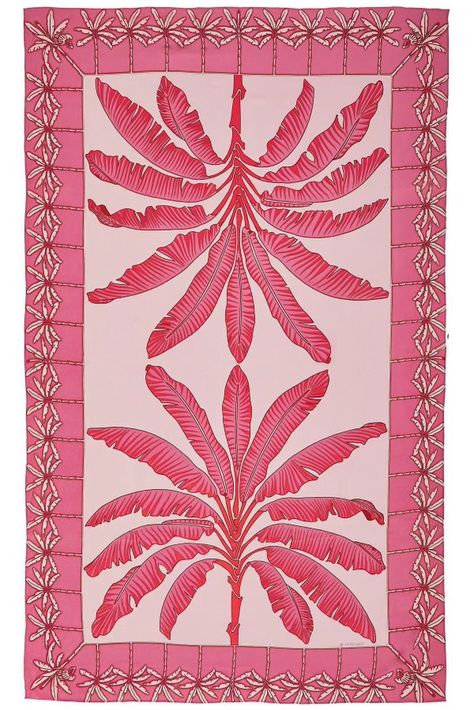 Uicideboy Wallpaper, Banana Trees, Tropical Illustration, Banana Tree, Scarf Neck, Pink House, Beach Bar, Tropical Design, Pink Houses