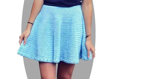 Flared skater skirt