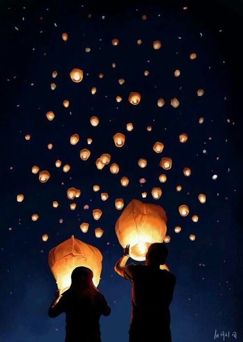 Chinese lantern <3 Sky Lantern, Floating Lanterns, Photo Deco, Sky Lanterns, Lantern Festival, Fire Hazard, Orange Light, Chinese Lanterns, Foto Art