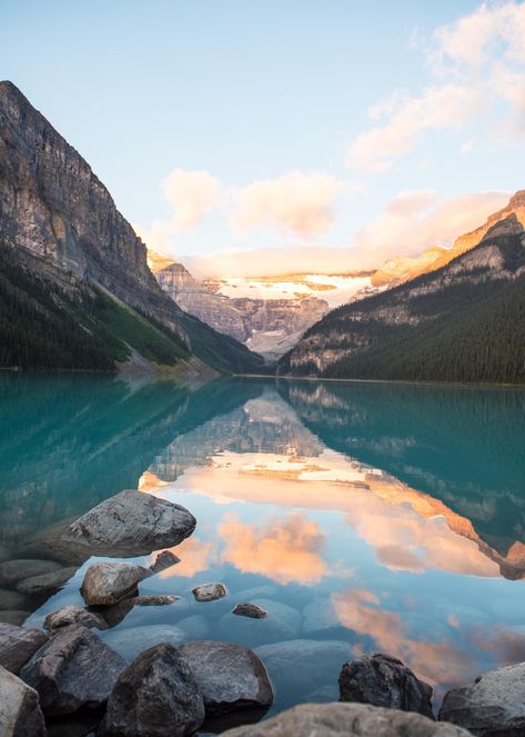 This photo was taken this summer at Lake Louise in Banff National Park. It was my first time to Canada and I loved it. Couldn't get over how beautiful the water and the mountains were. *This is a digital download. Nelson Lakes National Park, Banff Aesthetic, Glacial Lake, Lake Louise Canada, Canada Landscape, Banff Lake, Banff National Park Canada, Travel Creative, Mountain Landscape Painting