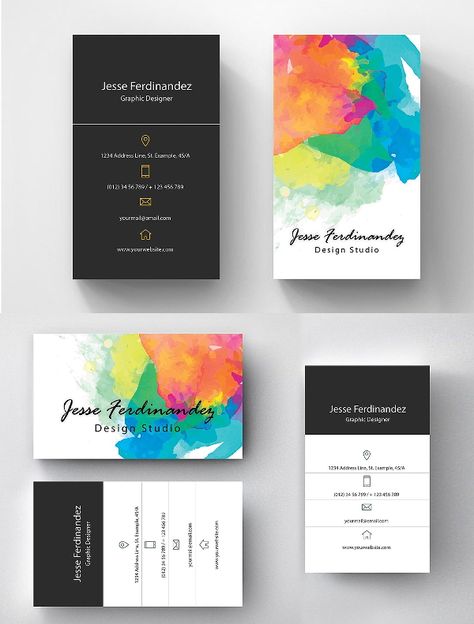 Artistic Business Card Templates  #Business Cards #Business Cards Designs #Artistic Business Card Templates #Design Templates Visiting Cards Design For Artist, Business Card Ideas For Artists, Business Card Design Artist, Business Card For Artist, Art Business Cards Creative, Business Cards For Artists, Business Card Layout Design, Fashion Design Business, Artist Business Cards Design