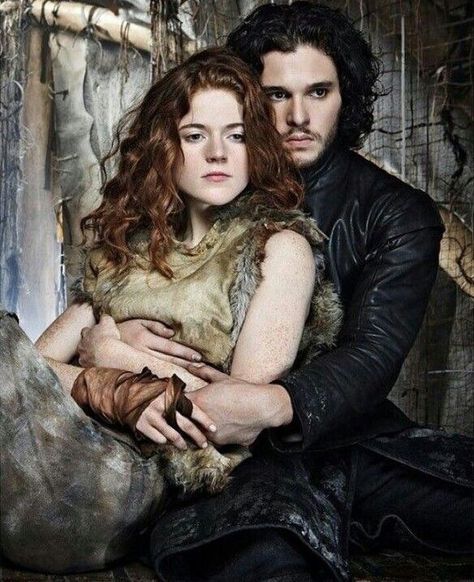 Jon Snow And Ygritte, جون سنو, Rose Leslie, Game Of Thrones Cast, Kit Harrington, John Snow, Game Of Thrones Tv, Got Game Of Thrones, King In The North