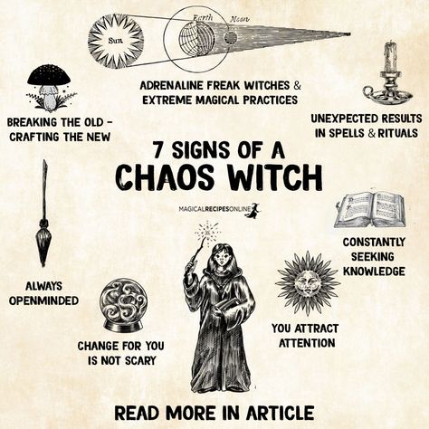 Chaos Witch Aesthetic, Chaotic Witchcraft, Chaos Witchcraft, Chaos Magic Aesthetic, Mark Of The Witch, Chaotic Witch, Chaos Witch, Witchcraft Quotes, Art Witchcraft