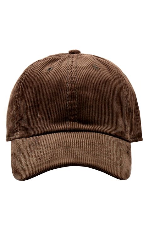 PRICES MAY VARY. FEATURES: Pre-curved visor. Medium profile soft shell 6 panel baseball cap with 6 embroidered eyelets for air ventilation. MATERIAL: 100% Cotton solid corduroy body soft shell body. Lightweight but durable and soft Cotton material provides cozy, comfortable and breathable wear for everyday activities. The unisex design makes it suitably perfect for both men and women. SIZE: One size fits most. Adjustable brass Newhattan Logo metal buckle closure. MEASUREMENTS: Crown to Button- m Brown Baseball Cap, Plain Baseball Caps, Corduroy Hat, Air Ventilation, Vintage Baseball, Everyday Activities, Comfy Fashion, Soft Shell, Baseball Hat