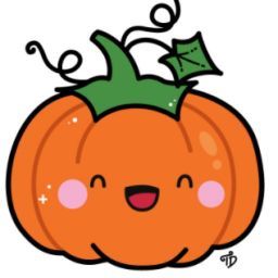 Cute Pumpkin Doodle, Pumkin Drawing Cartoon, Cartoon Pumpkin Drawing, Kawaii Step By Step, Cute Pumpkin Tattoo, 30k Subscribers, Cute Pumpkin Drawing, Pumpkin Drawing Easy, Pumpkin Drawings