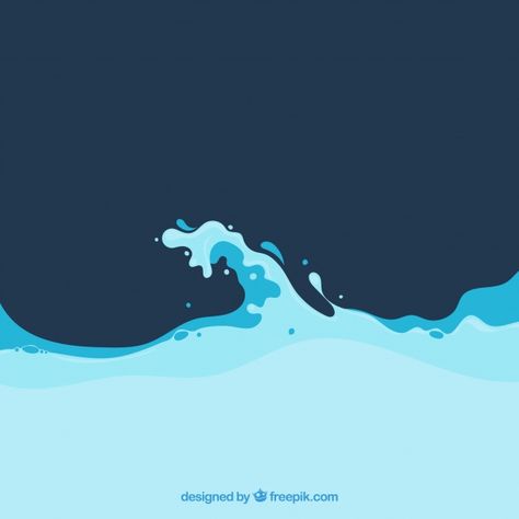 Water Illustration Vector, Water Background Drawing, Water Illustration Design, Water Splash Illustration, Water Splash Background, Water Presentation, Splash Illustration, Templates Background, Water Vector