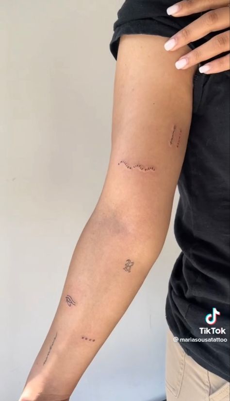 Vertical Wrist Tattoo, Script Tattoo Placement Women, Fineline Book Tattoo, Fineline Tattoo Placement, Aesthetic Tattoo Placement, Fine Line Sticker Sleeve Tattoo, Dainty Number Tattoo, Little Tattoos Aesthetic, Tattoos Small Aesthetic