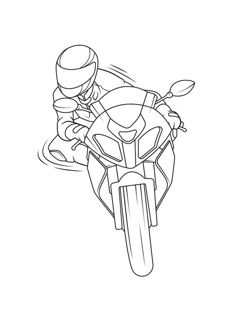 printable motorcycle coloring pages, this picture u could find at Sports Coloring Pages blogs #coloring #coloringpages #printable Motorcycle Coloring Pages, Motorbike Drawing, Teachers Day Drawing, Motor Balap, Football Coloring Pages, Balap Motor, Motorcycle Drawing, Bike Drawing, Bike Sketch