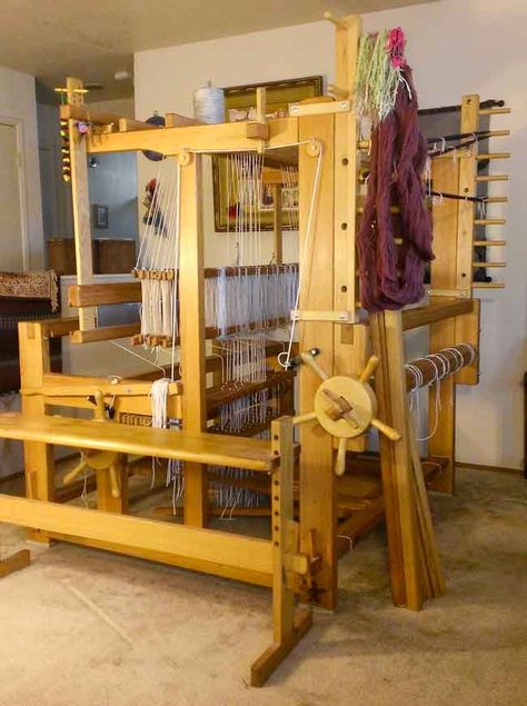 10 Harness Glimarka loom for Sale Weaving Loom For Sale, Looms For Sale, Weaving Studio, Weaving Loom Diy, Adaptive Equipment, Weaving Looms, Rigid Heddle Weaving, Weaving Rug, Weaving Loom