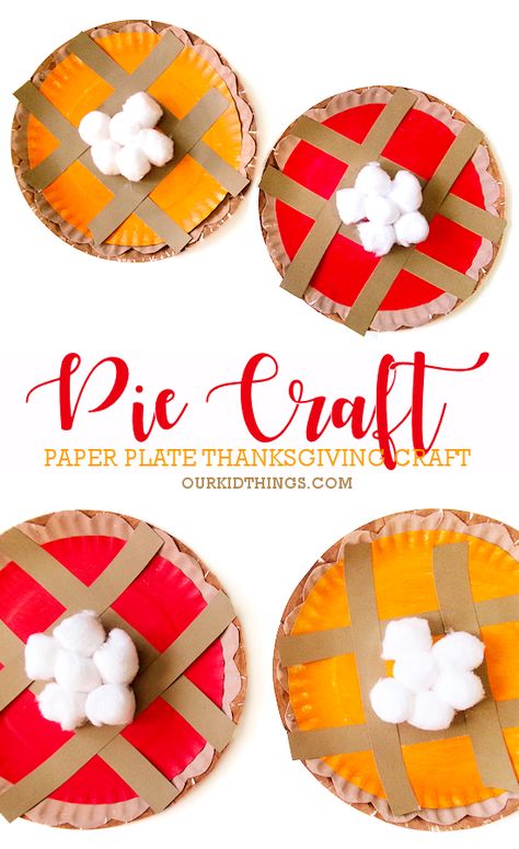 Paper Plate Pie Craft Pumpkin Pie Plate Craft, Pumpkin Pie Paper Plate Craft, Paper Plate Pie Craft, Pumpkin Pie Art Preschool, Paper Plate Thanksgiving Crafts, Preschool Fall Arts And Crafts, Arts And Crafts For Kids November, Preschool Pie Craft, November Easy Crafts