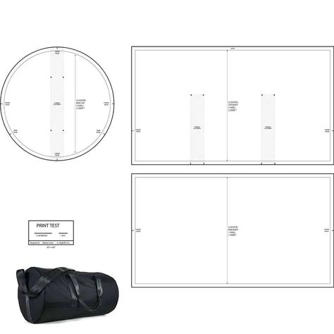 Simple Series Duffle Bag Template/Pattern | DIY, MYOG - Ripstop by the Roll Canvas Duffle Bag Pattern, Diy Duffle Bag Pattern Free, Tool Bag Pattern, Tool Bag Diy, Diy Duffle Bag, Duffle Bag Pattern, Duffel Bag Pattern, Waxed Canvas Duffle Bag, Duffle Bag Patterns