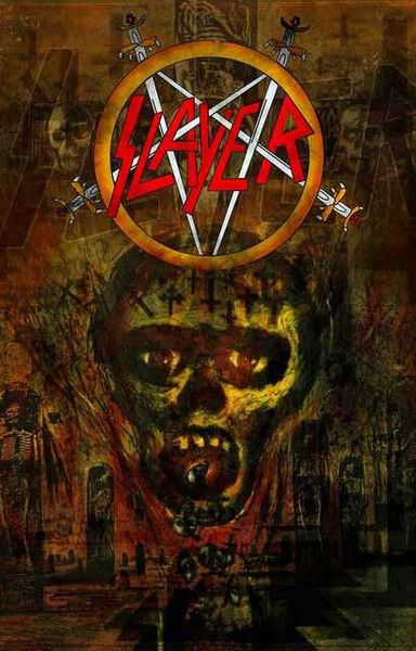 Slayer Poster, Arte Heavy Metal, Slayer Band, Cover Music, Club Decor, Heavy Metal Art, Heavy Metal Rock, Extreme Metal, Metal Albums