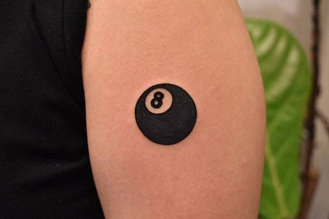 Eightball Tattoo, Magic 8 Ball Tattoo, 81 Tattoo, 8 Ball Tattoo, Objects Drawing, Traditional Black Tattoo, Drawing Graphic Design, Ball Tattoo, Fun Clip