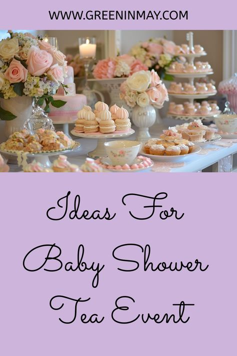 Are you looking for some baby shower tea party ideas? If so, you are at the right place! In this article, we will share some fun and creative ideas for throwing a tea party themed baby shower. High Tea Shower Ideas, Baby Shower High Tea Ideas, Tea Party Baby Shower Ideas Food, English Tea Baby Shower Ideas, Bridgerton Themed Baby Shower Ideas, Girl Baby Shower Tea Party Theme, Baby Girl Tea Party Shower Ideas, Tea Cup Baby Shower Theme, Baby In Bloom Tea Party